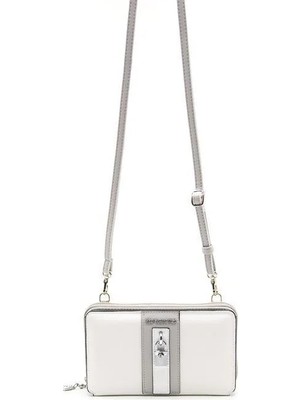 Silver & Polo Silver Polo Beyaz - A.Gri - Beyaz Düz Kadın Cüzdan ve Kartlık SP1138