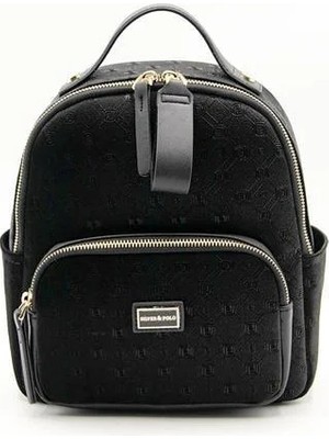 Silver & Polo Silver Polo Siyah - Siyah Fashion Kadın Sırt Çantası SP1130