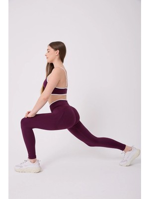Forever More Coreline Model Biye Detaylı Yüksek Bel Toparlayıcı Push Up Seamless Tayt