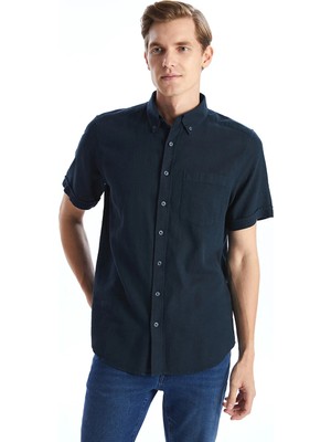 Lc Waikiki Yeni Sezon Regular Fit Kısa Kollu Poplin Erkek Gömlek