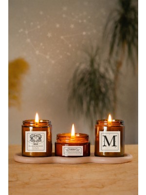 Luma Candle Cosmotex Ikizler Burcu Ritüel Koku 3 Lü Mum M HARFI-999 Tamamlama ve Yeni Bir Döngüye Geçiş