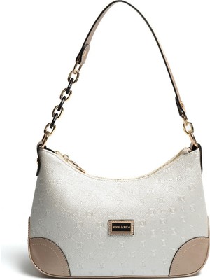 Silver & Polo Silver Polo Sedef - S.Nut Logolu Kadın Omuz Çantası SP1277