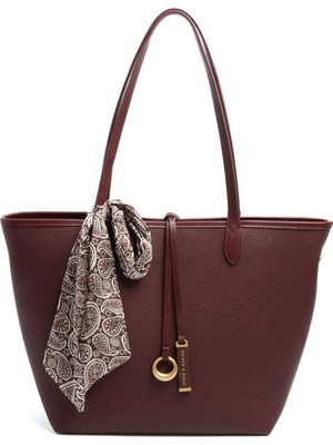 Silver & Polo Silver Polo SP1247 Kadın Omuz Çantası Mini Rolax Bordo-Bordo