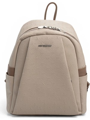 Silver & Polo Silver Polo Bej - Latte Fashion Kadın Sırt Çantası SP926