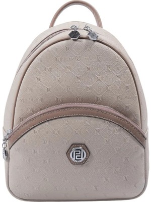 Silver & Polo Silver Polo SP945 Kadın Sırt Çantası Fashion Bej-Latte