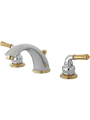 Esmo Home Of Magellan EB964 Yaygın Lavabo Bataryası 20 cm Ila 16 Inç Merkezler, Cilalı Krom/pirinç