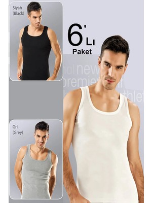 Namaldı 6'lı Paket Erkek Atlet