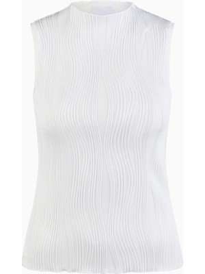 Pikeur Top Selection 1245 Dik Yaka Dokulu Kadın Spor Üst T-Shirt