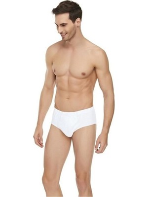 Tutku Elit Beyaz Renk 3 Adet Slip Külot