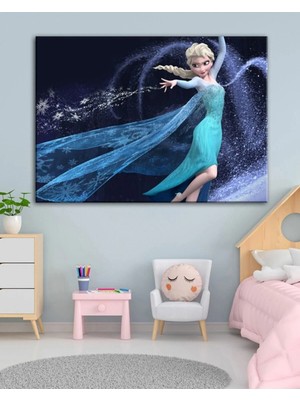 Şehzat Karlar Ülkesi Elsa Çocuk Odası Tabloları Hediye Hediyelik