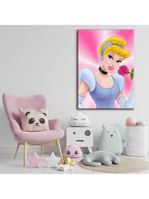 Şehzat Külkedisi Cinderella Çocuk Odası Tabloları Hediye Hediyelik