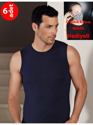 Şahinler 6 Adet Erkek Lacivert Likralı Modal Spor Atlet ME116