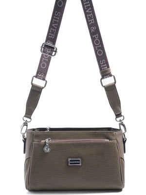 Silver & Polo Silver Polo SP1273 Kadın Çapraz Çanta Petek L.haki-Y.yeşil
