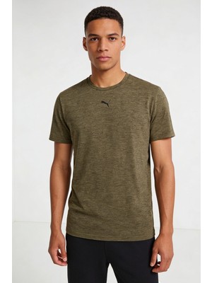 Puma Essentials Heather Cat Erkek Gri Spor Tişört