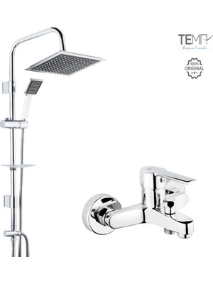 Tema Flora Banyo Bataryası ve Raın Quadro Duş Sistemi