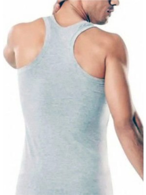 HMD 3 Lü Paket Erkek Lcyralı Sporcu Gri Melanj Atlet T-Shirt (700-701)