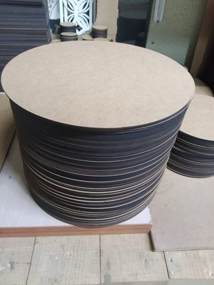 6ADET 30 cm Supla Yuvarlak Amerikan Runner 3mmham Mdf