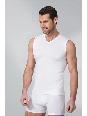 Namaldı Erkek V Yaka Atlet Sıfır Kol Body 3'lü Paket 118