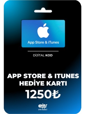 Opin Market App Store & Itunes Dijital Hediye Kodu