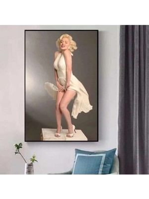 Şehzat Dekoratif Marılyn Monroe Kanvas Tablo