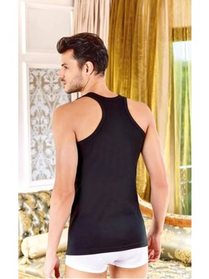 Berrak 1029 Siyah Erkek Lycr. Süprem Rambo Atlet 3'lü Paket