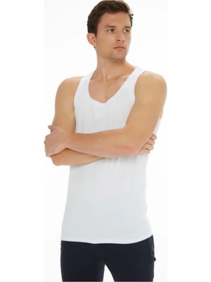 Tutku Erkek Sporcu Rambo Atlet Beyaz 12'li Paket %100 Pamuk
