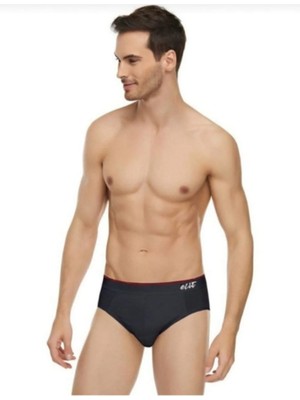 Tutku Elit Erkek Siyah Kemerli Elestan Slip Karışık Renkler 6lı Paket