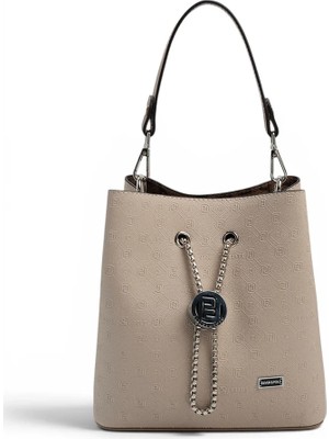 Silver & Polo Silver Polo Bej - Latte Fashion Kadın Çapraz Çanta SP967