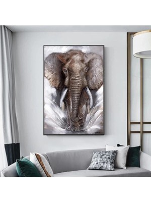 Şehzat Dekoratif Elephant Kanvas Tablo