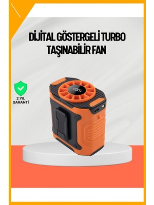 Esplendor USB Şarjlı Güçlü Hız Ayarlı El ve Bel Fanı