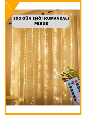 Esplendor Uzaktan Kumandalı Perde Tipi Günışığı Peri LED Işık Dekorasyon