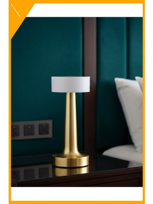 Esplendor Şarjlı Dokunmatik LED Masa Lambası 3 Renk Dimmer Özellikli
