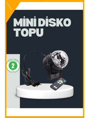 Esplendor Rgb LED Disko Küresi 7 Modlu Uzaktan Kumandalı