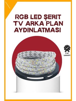 Esplendor Kendinden Yapışkanlı LED Şerit Televizyon Aydınlatması 2mt