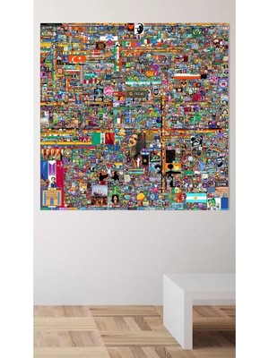 Şehzat Reddit R/place Kanvas Tablo, Elraenn Twitch Kanvas Tablo, Reddit Savunma Hattı Kanvas Tablo