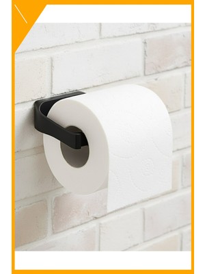 Esplendor Siyah Tuvalet Kağıdı Tutucu Mat Kaplama Banyo Peçetelik