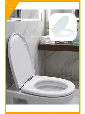 Esplendor Universal Klozet Kapak Seti Kaydırmaz Alt Yüzey Kolay Temizlik Banyo Aksesuarı