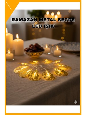 Esplendor Secde Eden Adam Figürlü Ay Tasarımlı Ramazan LED Işık