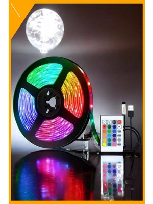 Esplendor Smart Şerit LED Tv Arkası Renkli Kumandalı 10 Metre