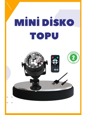 Esplendor Ses Duyarlı Mini Disko Küre Lamba