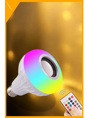 Esplendor Lamba LED Hoparlör Dayanıklı ve Uzun Ömürlü Bluetooth Hoparlör