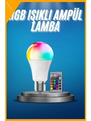 Esplendor Ayarlanabilir Parlaklık Rgb LED Ampul Beyaz Lamba ve Renkli Ampul