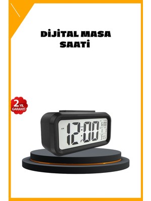 Esplendor Sensörlü Dijital Masa Saati Alarm ve Sıcaklık Göstergeli