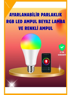 Esplendor Enerji Verimli Akıllı LED Ampul, Uzaktan Kontrol Özellikli