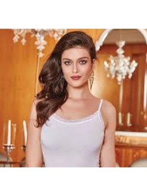 Berrak 8038 Ip Askılı Atlet Xl Beyaz