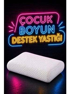 EpiRelax Visco Çocuk Yastığı Boyun Destekli – Yıkanabilir Kılıf, Ortopedik Uyku Yastığı