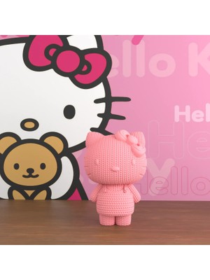 Mays 3D Studio 3D Baskı Pembe Kedi Figürü Dekoratif Masaüstü Biblo