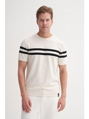 Cazador 3036 Erkek Bisiklet Yaka Triko T-Shirt
