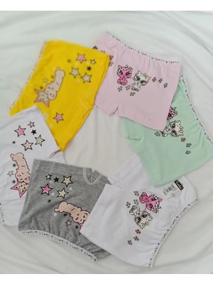 Tutku Kız Çocuk 3'lü Paket Boxer
