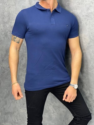 Modefendicom Slim Fit Polo Yaka Pamuklu Tshırt